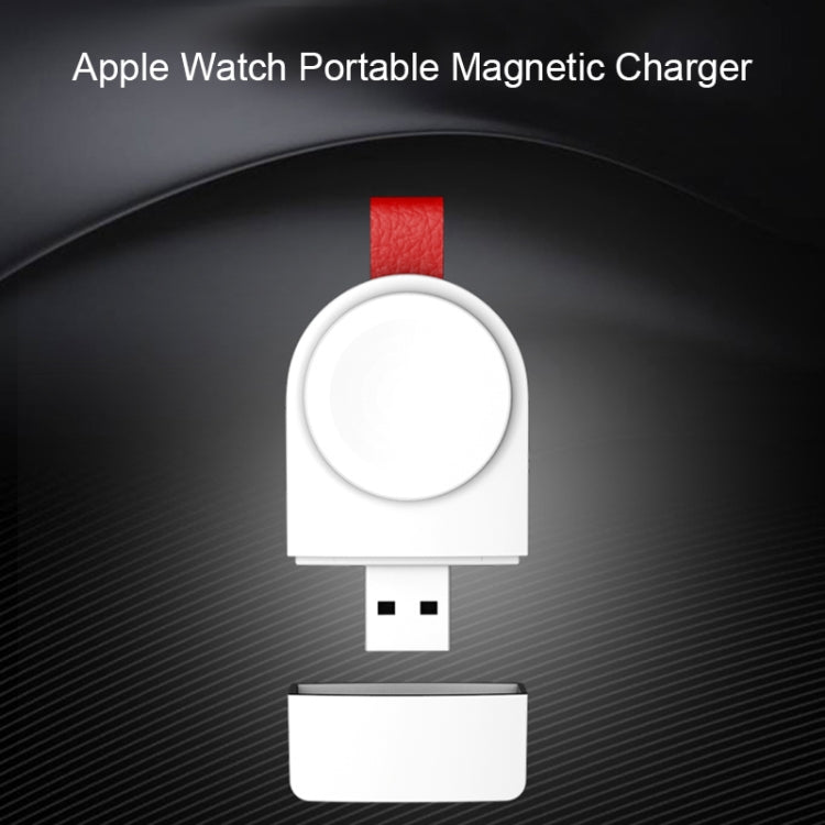 شاحن لاسلكي مغناطيسي عالمي محمول A3 متوافق مع معيار Qi لساعات Apple Watch Series 4 و3 و2 و1