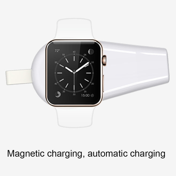 شاحن لاسلكي محمول عالمي B2 بمعيار Qi مغناطيسي USB لساعات Apple Watch Series 4 و3 و2 و1