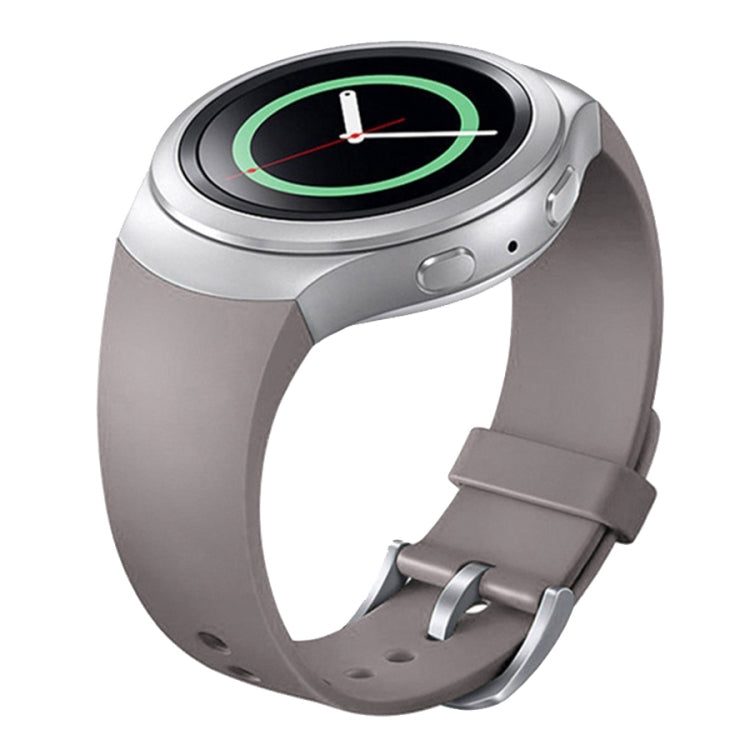 سوار ساعة من السيليكون بلون سادة لساعة Samsung Gear S2 Sport / Gear S2 Watch