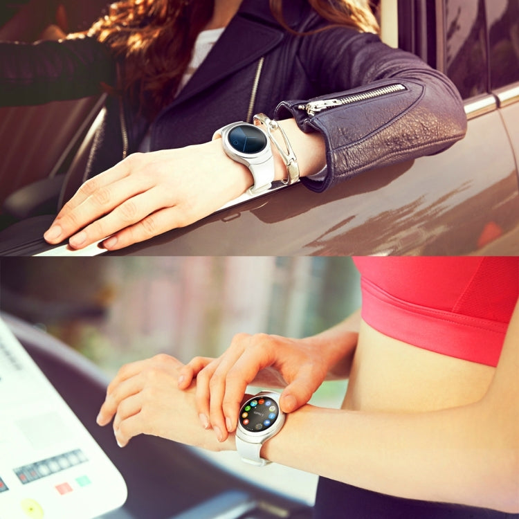 سوار ساعة من السيليكون بلون سادة لساعة Samsung Gear S2 Sport / Gear S2 Watch