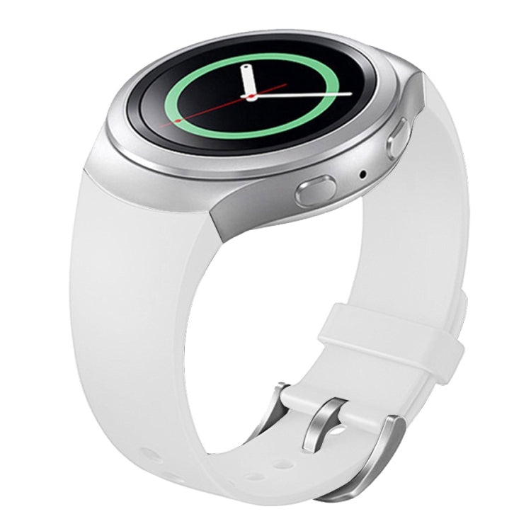 سوار ساعة من السيليكون بلون سادة لساعة Samsung Gear S2 Sport / Gear S2 Watch