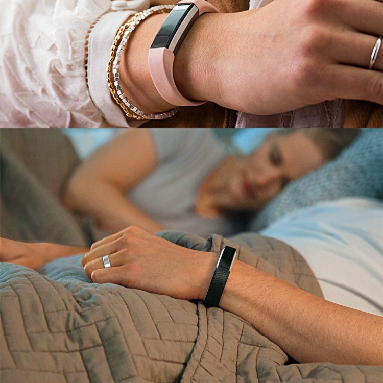 سوار ساعة Fitbit Alta من السيليكون المائل الملمس، مقاس كبير، الطول: حوالي 22 سم