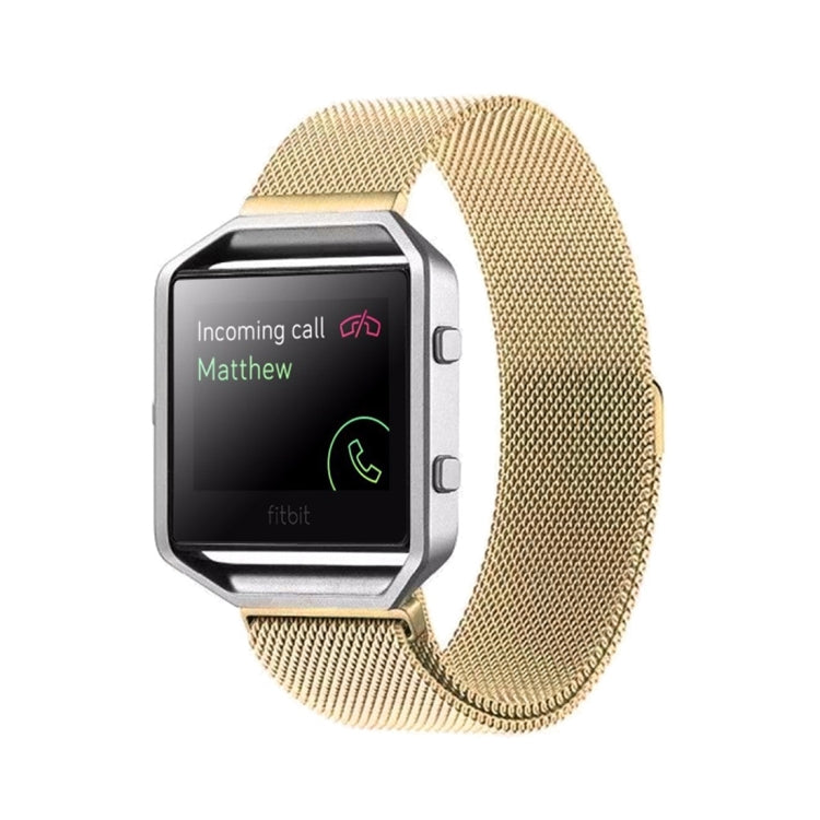 سوار ساعة Fitbit Blaze بقفل مغناطيسي من الفولاذ المقاوم للصدأ