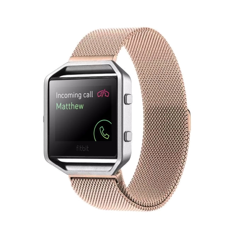 سوار ساعة Fitbit Blaze بقفل مغناطيسي من الفولاذ المقاوم للصدأ