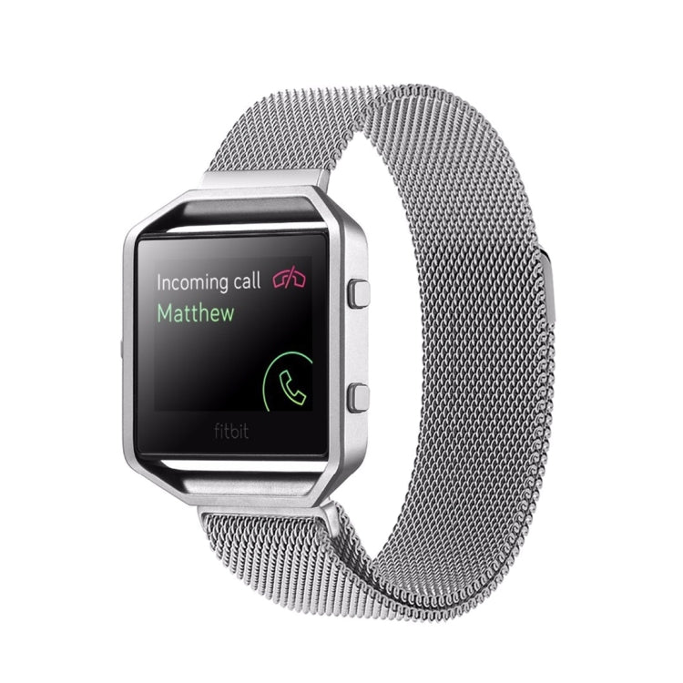 سوار ساعة Fitbit Blaze بقفل مغناطيسي من الفولاذ المقاوم للصدأ