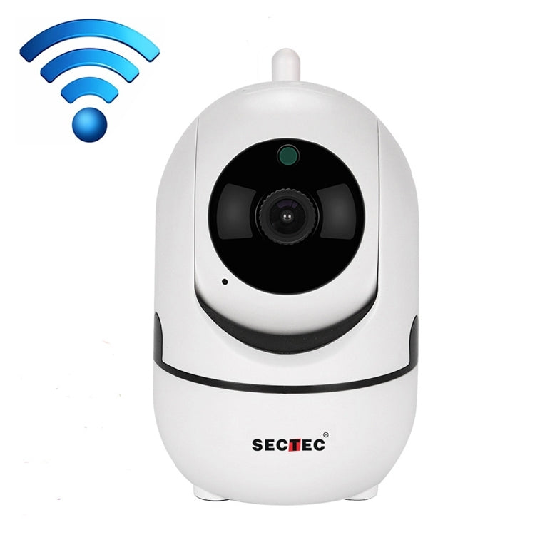 SECTEC IL-HIP291-2M-AI جهاز مراقبة التتبع الذكي للهاتف المحمول عن بعد وكاميرا شبكة لاسلكية وواي فاي وتخزين سحابي وكاميرا شبكية ذكية برأس اهتزاز، باللون الأبيض
