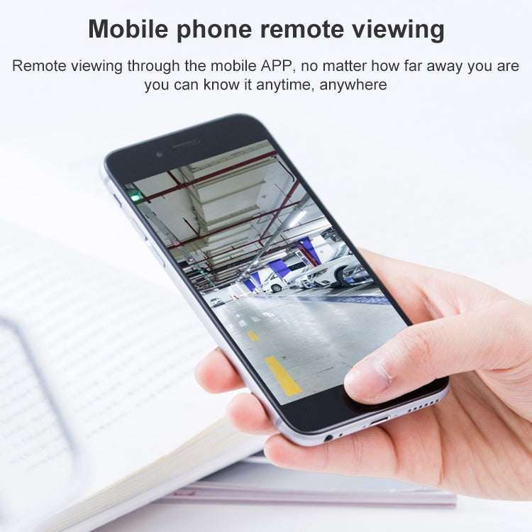 كاميرا ذكية QX2 1080P HD 360 درجة بانورامية واي فاي ليلاً ونهارًا ملونة بالكامل IP66 مقاومة للماء، تدعم كشف الحركة / صوت ثنائي الاتجاه / بطاقة TF، قابس أمريكي، إصدار واي فاي