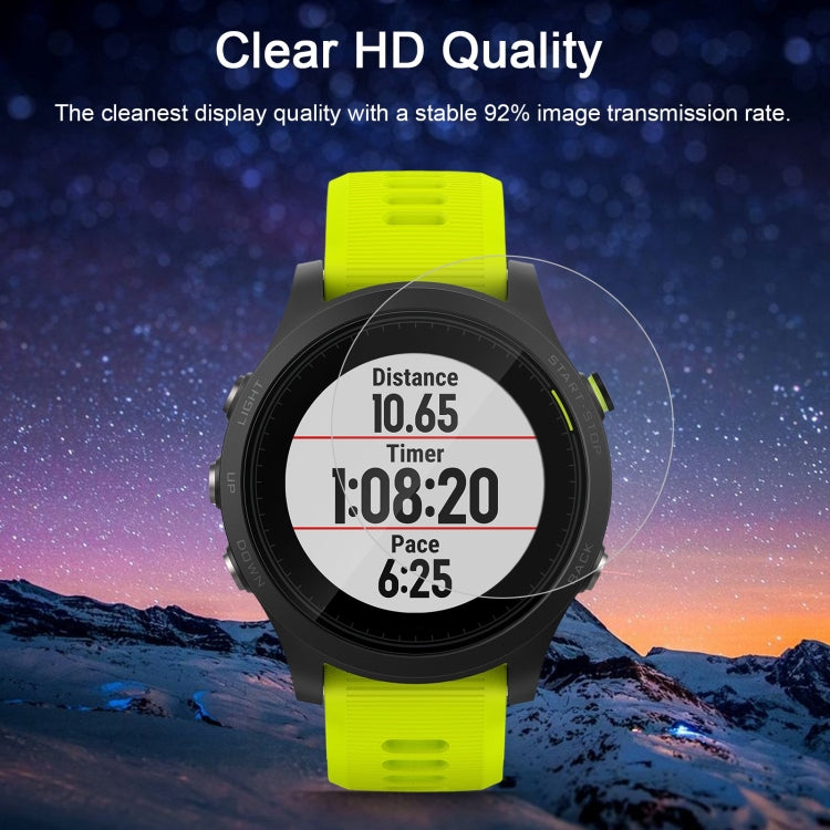 غطاء حماية كامل الشاشة من ENKAY Hat-Prince لساعة Garmin Forerunner 935 الذكية بسمك 0.2 مم، صلابة السطح 9H، 2.15D، مقاوم للانفجار، مصنوع من الزجاج المقوى