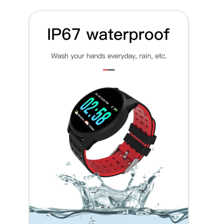سوار ذكي KY108 مقاس 1.3 بوصة بدقة 240 × 240 مقاوم للماء IP67، يدعم تذكير المكالمات / مراقبة معدل ضربات القلب / مراقبة النوم / مراقبة ضغط الدم / مراقبة الأكسجين في الدم