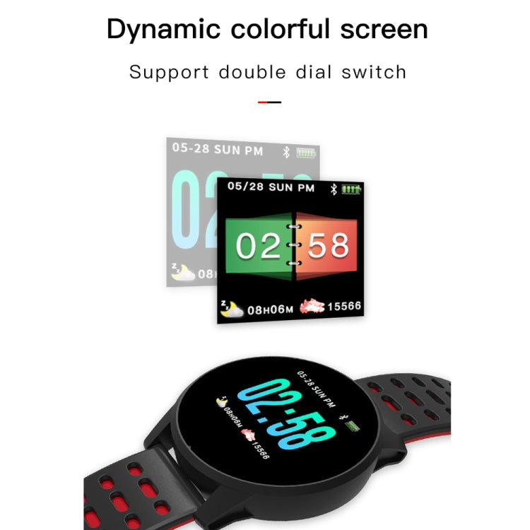 سوار ذكي KY108 مقاس 1.3 بوصة بدقة 240 × 240 مقاوم للماء IP67، يدعم تذكير المكالمات / مراقبة معدل ضربات القلب / مراقبة النوم / مراقبة ضغط الدم / مراقبة الأكسجين في الدم