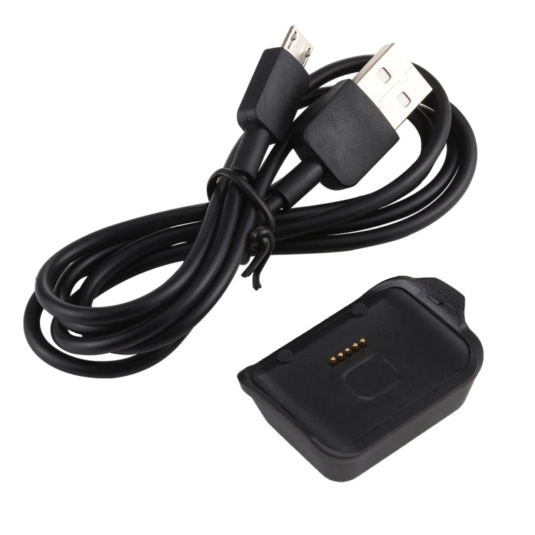 كابل شحن USB محمول بطول 1 متر لساعة سامسونج جير لايف R382، مناسب لساعة سامسونج R382