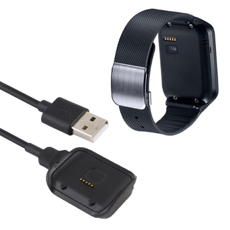 كابل شحن USB محمول بطول 1 متر لساعة سامسونج جير لايف R382، مناسب لساعة سامسونج R382