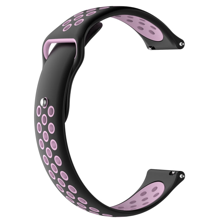 سوار ساعة مزدوج اللون لساعة Galaxy S3 Ticwatch Pro