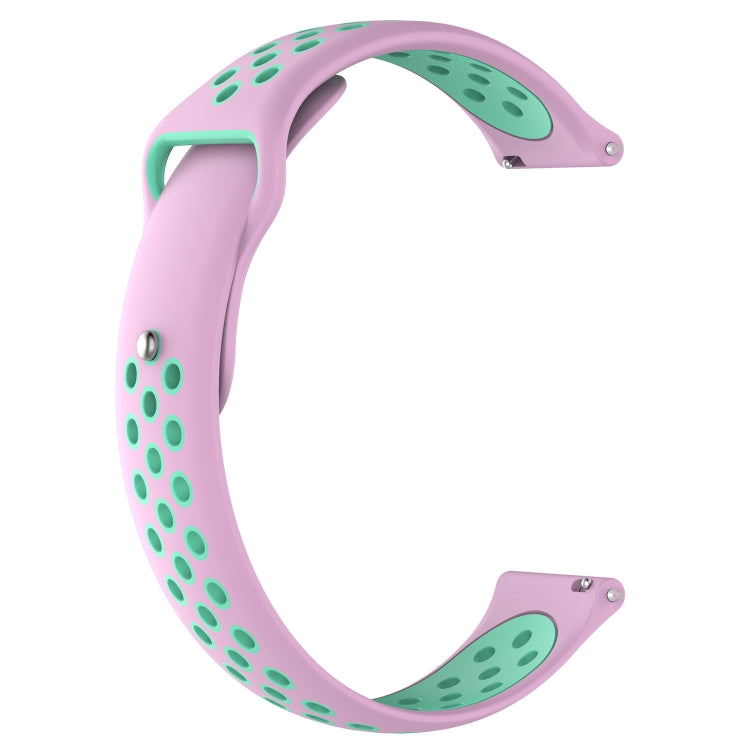 سوار ساعة مزدوج اللون لساعة Galaxy S3 Ticwatch Pro