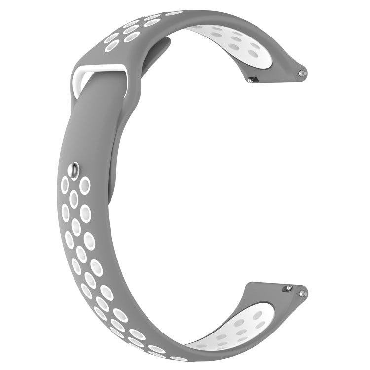 سوار ساعة مزدوج اللون لساعة Galaxy S3 Ticwatch Pro