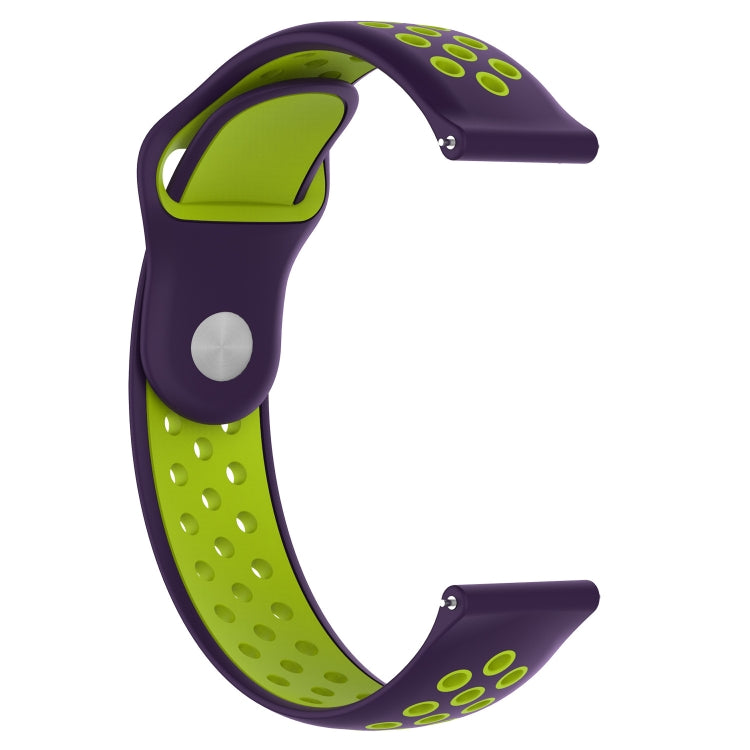 سوار ساعة مزدوج اللون لساعة Galaxy S3 Ticwatch Pro