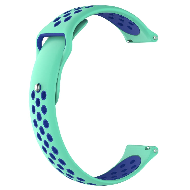 سوار ساعة مزدوج اللون لساعة Galaxy S3 Ticwatch Pro