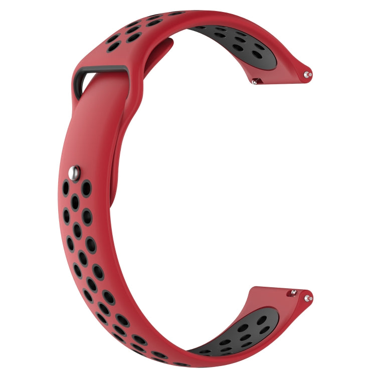 سوار ساعة مزدوج اللون لساعة Galaxy S3 Ticwatch Pro