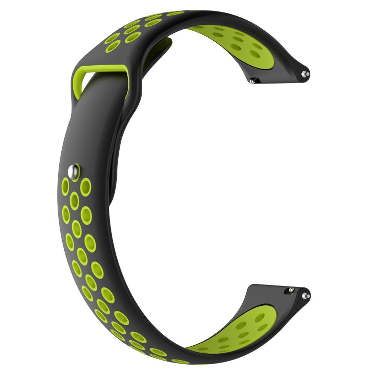 سوار ساعة مزدوج اللون لساعة Galaxy S3 Ticwatch Pro