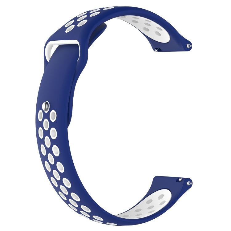 سوار ساعة مزدوج اللون لساعة Galaxy S3 Ticwatch Pro