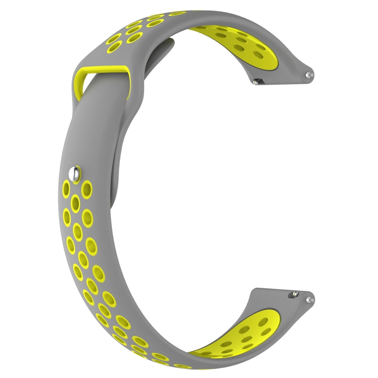 سوار ساعة مزدوج اللون لساعة Galaxy S3 Ticwatch Pro