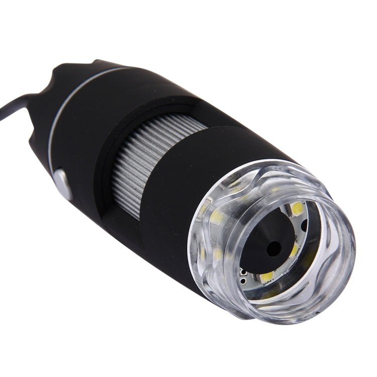 مجهر رقمي بمستشعر صورة 0.3 ميجابكسل ومكبر 1000X مزود بمنفذ USB و8 مصابيح LED وحامل احترافي