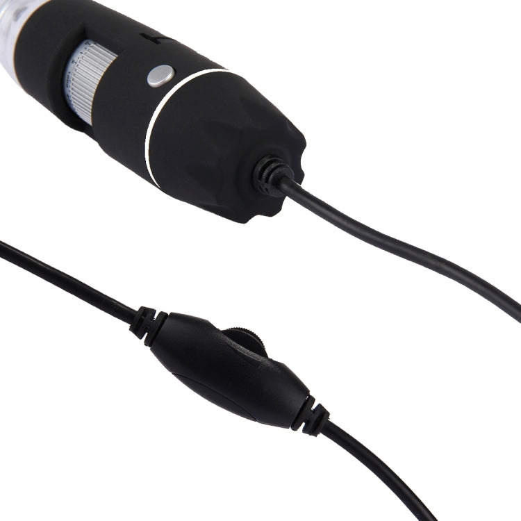مجهر رقمي بمستشعر صورة 0.3 ميجابكسل ومكبر 1000X مزود بمنفذ USB و8 مصابيح LED وحامل احترافي