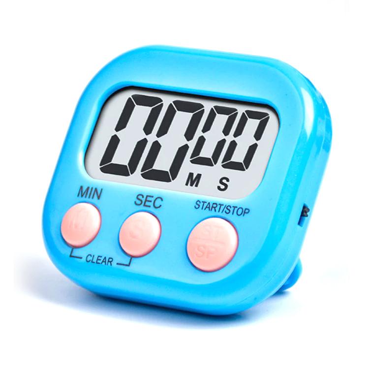 Digital Kitchen Timer Electronic Alarm Magnetic Backing with LCD Display for Cooking Baking Sports Games Office, HX103-2, 118