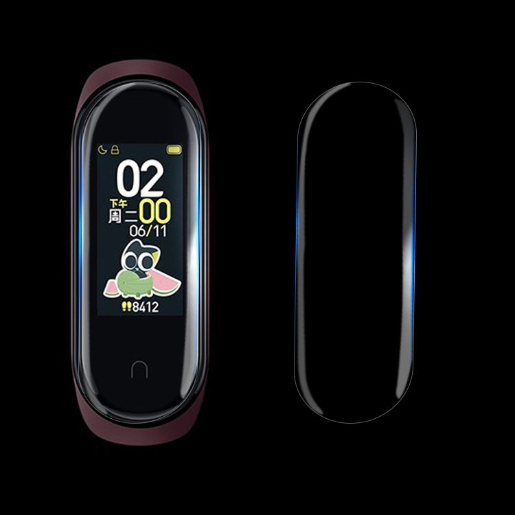 غشاء حماية شاشة ناعم من مادة PET لساعة Xiaomi Mi Band 5/6، قطعة واحدة
