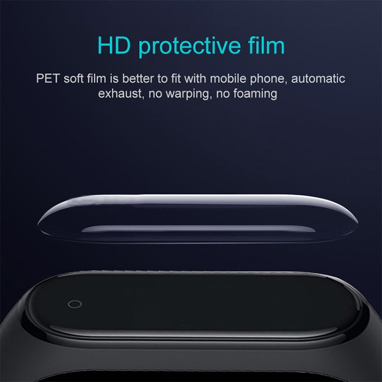 غشاء حماية شاشة ناعم من مادة PET لساعة Xiaomi Mi Band 5/6، قطعة واحدة