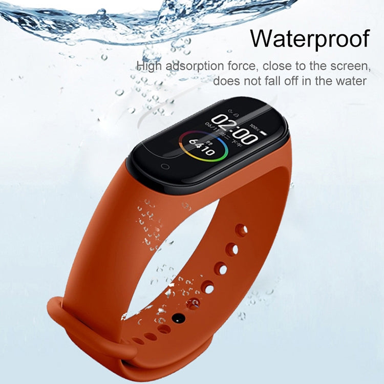 غشاء حماية شاشة ناعم من مادة PET لساعة Xiaomi Mi Band 5/6، قطعة واحدة