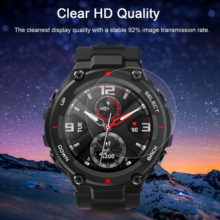 واقي شاشة من الزجاج المقوى 2.5D 9H لهاتف Huami Amazfit T-Rex بسمك 0.26 مم، لهاتف Huami Amazfit T-Rex