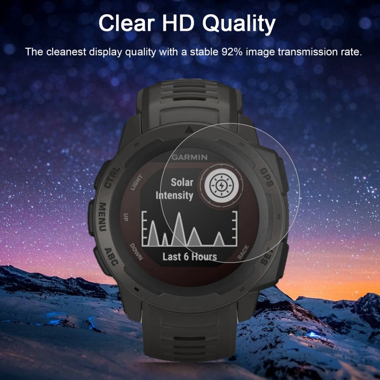 واقي شاشة من الزجاج المقوى 2.5D 9H لجهاز Garmin Instinct بسمك 0.26 مم، لجهاز Garmin Instinct