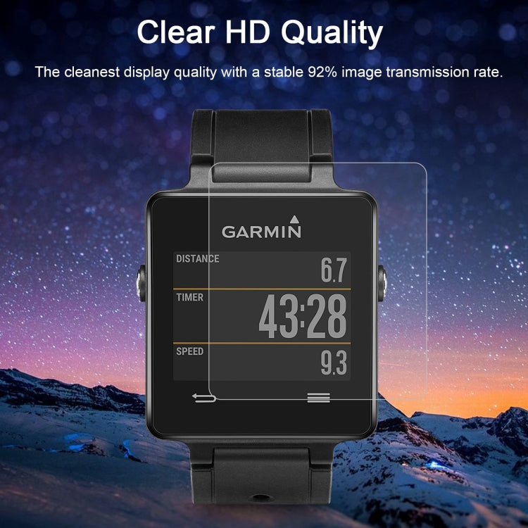 واقي شاشة من الزجاج المقوى 2.5D 9H لهاتف Garmin Vivoactive مقاس 0.26 مم، مناسب لـ Garmin Vivoactive