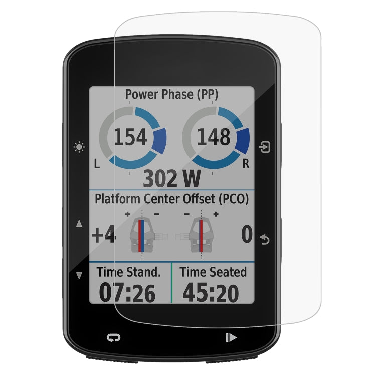 واقي شاشة من الزجاج المقوى 2.5D 9H لهاتف Garmin Edge 520 Plus بسمك 0.26 مم، مناسب لهاتف Garmin Edge 520 Plus