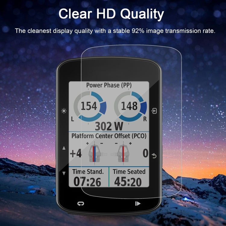 واقي شاشة من الزجاج المقوى 2.5D 9H لهاتف Garmin Edge 520 Plus بسمك 0.26 مم، مناسب لهاتف Garmin Edge 520 Plus