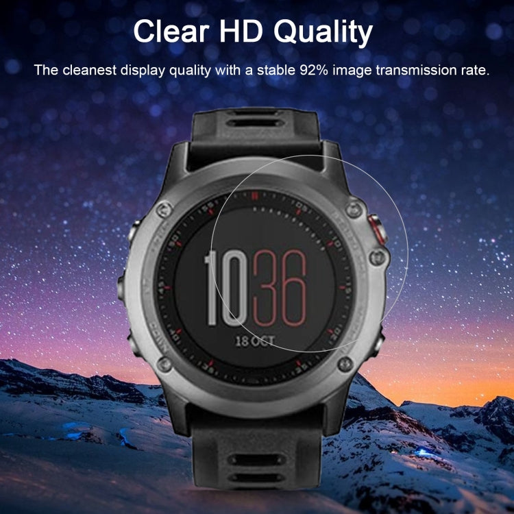واقي شاشة من الزجاج المقوى 2.5D 9H بسمك 0.26 مم لجهاز Garmin Fenix 3، مناسب لجهاز Garmin Fenix 3