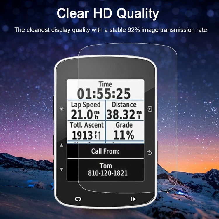 واقي شاشة من الزجاج المقوى 2.5D 9H لجهاز Garmin Edge 520 بسمك 0.26 مم، مناسب لجهاز Garmin Edge 520
