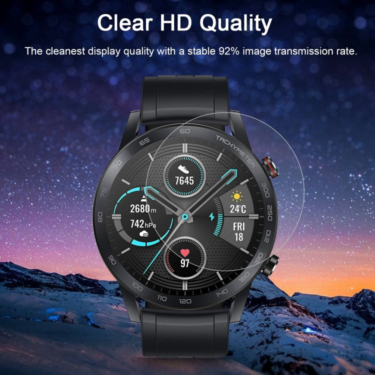 واقي شاشة من الزجاج المقوى 2.5D 9H لهاتف Huawei Honor Magic Watch2 بسمك 0.26 مم، لهاتف Huawei Honor Magic Watch2