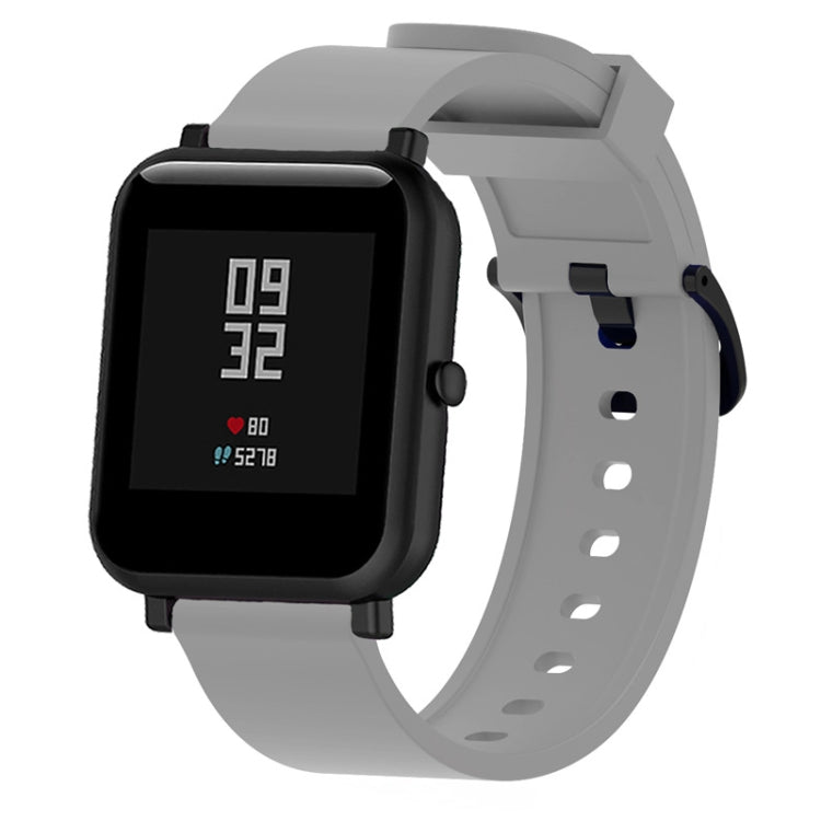 سوار رياضي من السيليكون اللامع لساعة Huami Amazfit Bip Lite الإصدار 20 مم