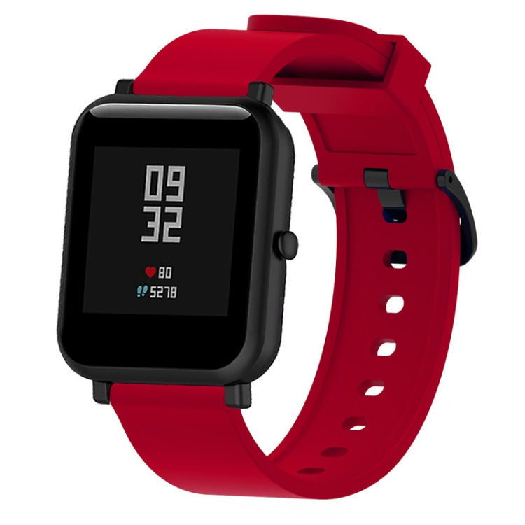 سوار رياضي من السيليكون اللامع لساعة Huami Amazfit Bip Lite الإصدار 20 مم