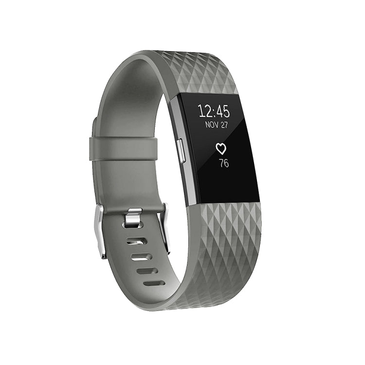 Diamond Pattern Adjustable Sport Watch Band for FITBIT Charge 2, Size: S, 10.5x8.5cm, S