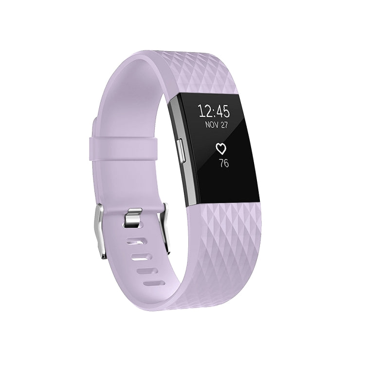 Diamond Pattern Adjustable Sport Watch Band for FITBIT Charge 2, Size: S, 10.5x8.5cm, S