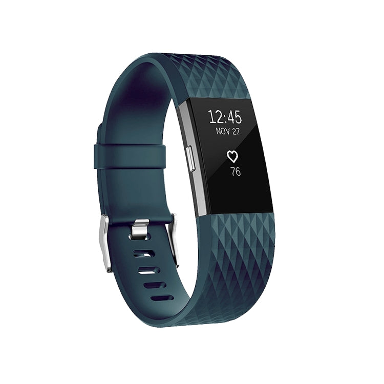 Diamond Pattern Adjustable Sport Watch Band for FITBIT Charge 2, Size: S, 10.5x8.5cm, S