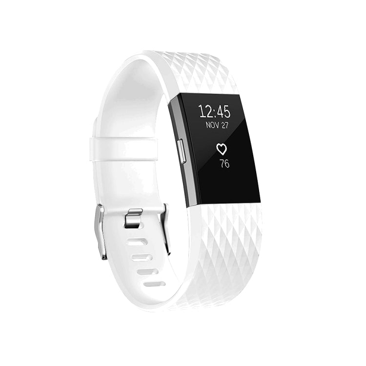 Diamond Pattern Adjustable Sport Watch Band for FITBIT Charge 2, Size: S, 10.5x8.5cm, S