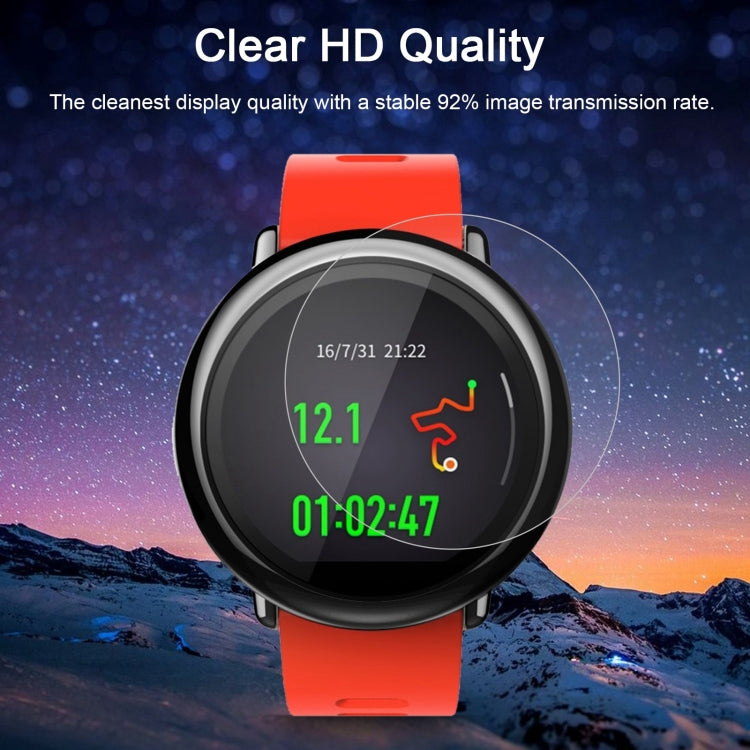 قطعتان من غطاء ENKAY Hat-Prince لساعة Xiaomi Huami AMAZFIT الذكية بسمك 0.2 مم، صلابة سطح 9H، 2.15D، طبقة شاشة زجاجية مقسّاة مقاومة للانفجار