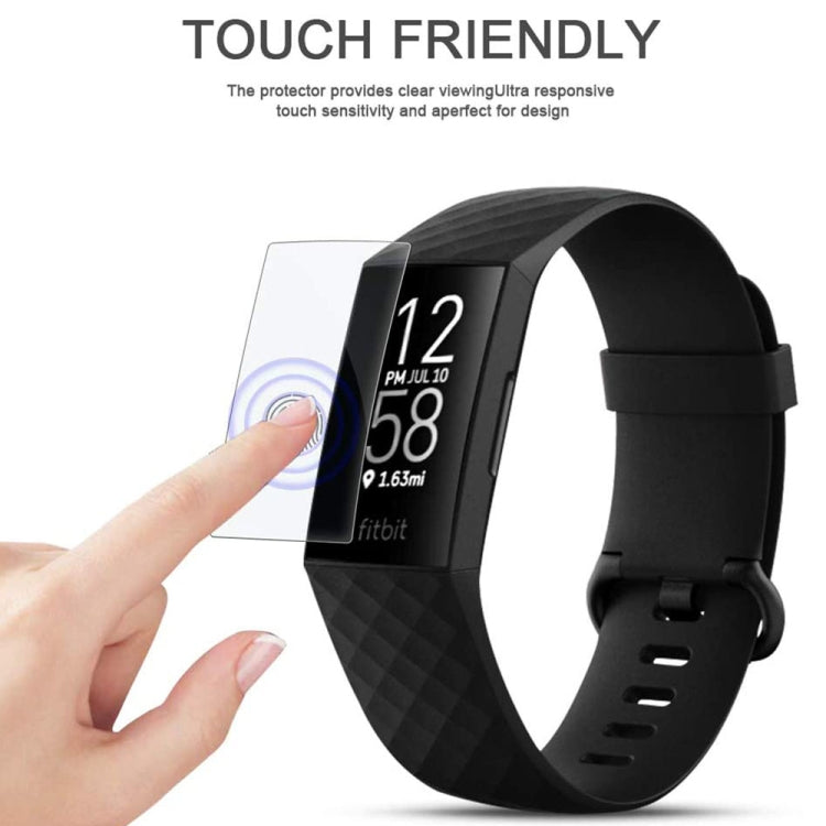5 قطع من غلاف شاشة ناعم مقاوم للانفجار من مادة TPU لـ Fitbit Charge 3 / 4، لـ Fitbit Charge 3