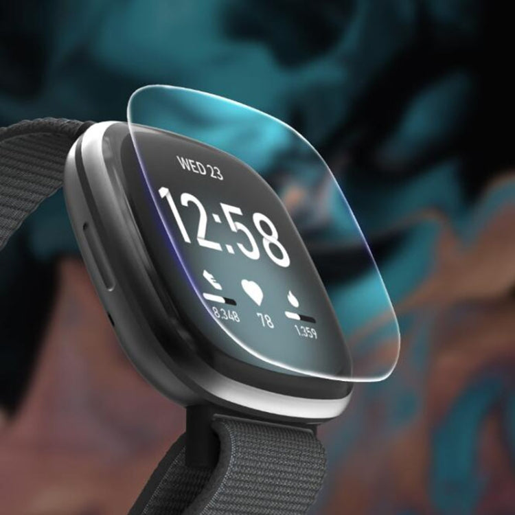 5 قطع من غلاف شاشة ناعم مقاوم للانفجار من مادة TPU لساعة Fitbit Versa 3 / Sense، لساعة Fitbit Versa 3