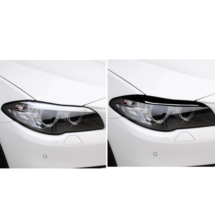 ملصق زخرفي لمصباح حاجب السيارة لسيارة BMW الفئة الخامسة F10 2014-2016، محرك يسار ويمين عالمي، لمصباح حاجب السيارة لسيارة BMW الفئة الخامسة F10 2014-2016