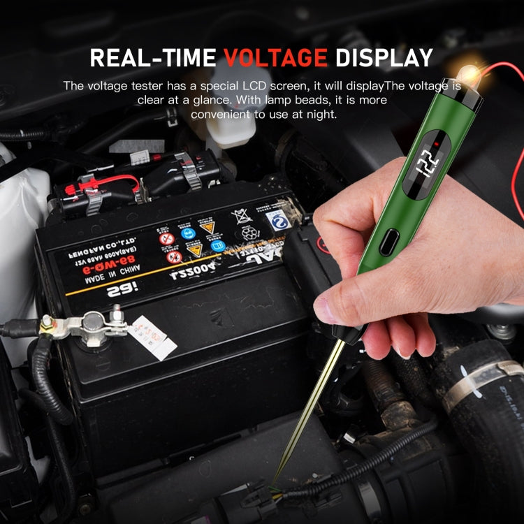 TopDiag P50 Car Digital Display Positive Load Voltage Measuring Instrument with Light, TopDiag P50